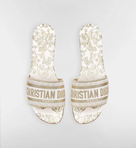 Dior Slippers White
